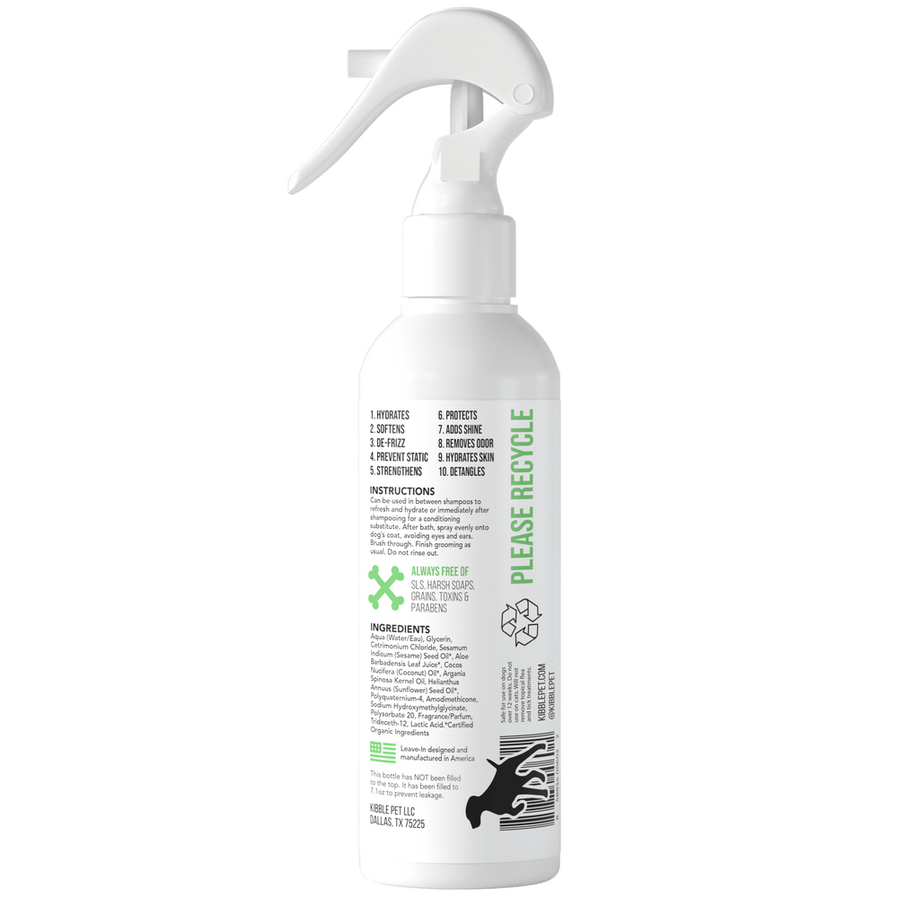 Kibble Pet Organic Leave in Conditioner